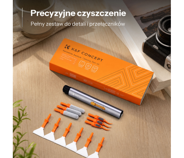 K&F Concept Zestaw czyszczący Versatile Swith Cleaning Pen Kit do matryc - 1550428 - zdjęcie 2